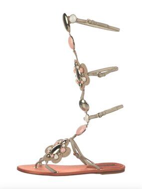 Louis Vuitton Embellished Gladiator Sandals